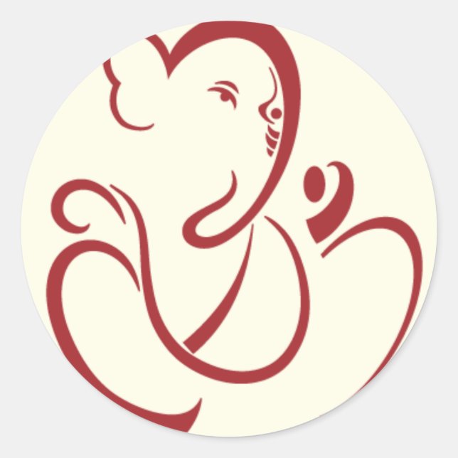 Rond Sticker Ganesha (Devant)