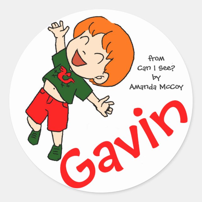 Rond Sticker Gavin (Devant)