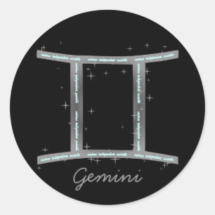 Rond Sticker Gemini