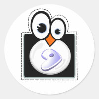Sticker Gentoo Linux Penquin