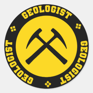 Rond Sticker géologue
