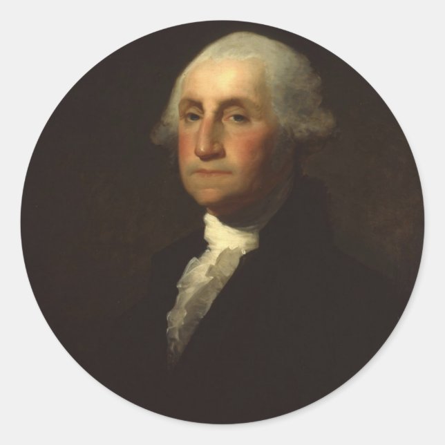 Rond Sticker George Washington (Devant)