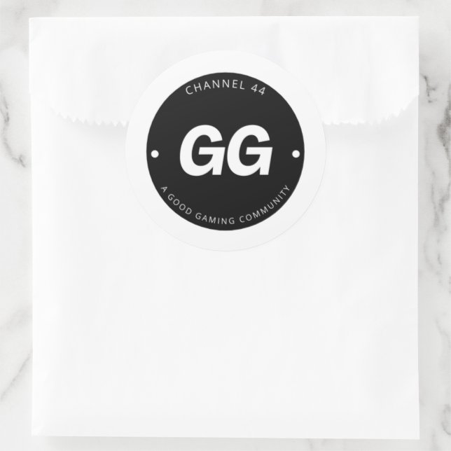 Rond Sticker GG (Sac)
