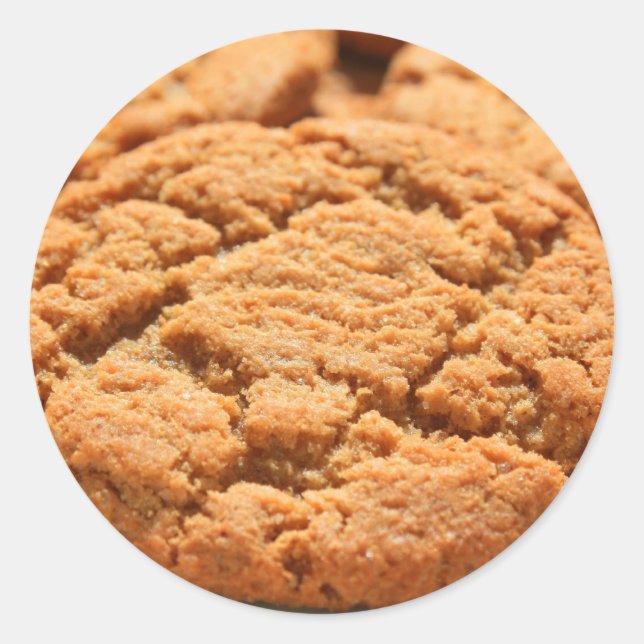 Rond Sticker Ginger Snap Cookies (Devant)