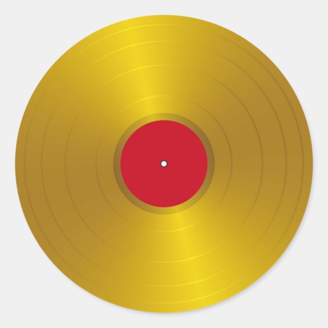 Rond Sticker Gold Record (Devant)