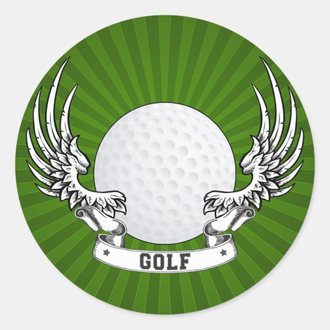 Rond Sticker Golf Wings (Devant)