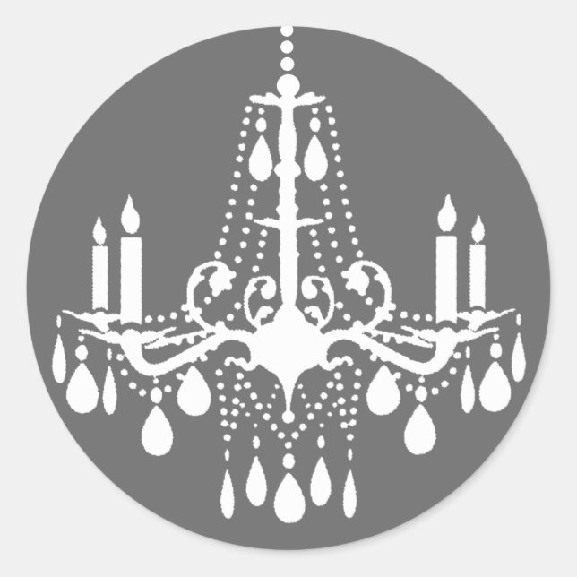 Rond Sticker Grand Ballroom (gris) (Devant)