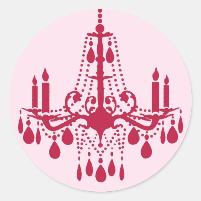 Rond Sticker Grand Ballroom (rouge) (Devant)