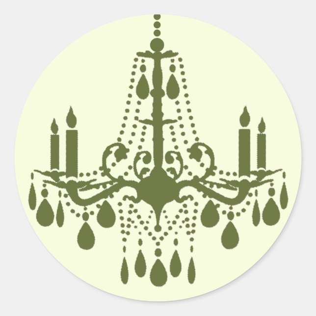 Rond Sticker Grand Ballroom (vert) (Devant)