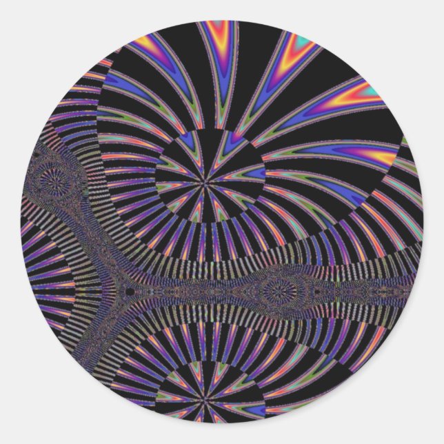 Rond Sticker Grand Finale Fireworks (Devant)