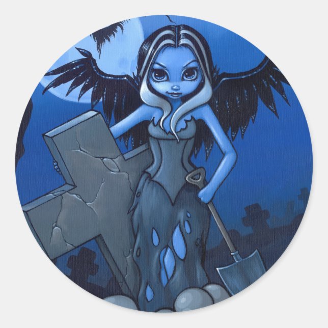 Rond Sticker "Gravedigger" (Devant)