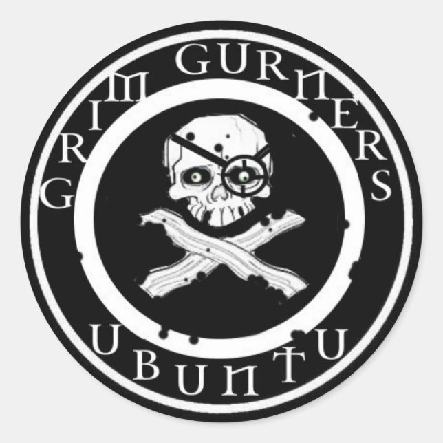 Rond Sticker Grim Gurner (Devant)
