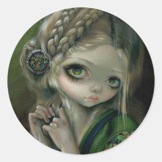 Rond Sticker "Guinevere Avait Les Yeux Verts"