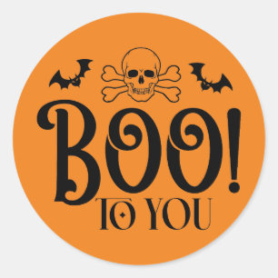 Rond Sticker Halloween