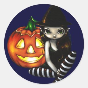 Rond Sticker "Halloween Night"