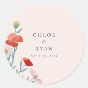 Rond Sticker Harmony Floral