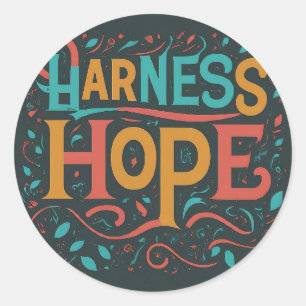Rond Sticker Harness Hope