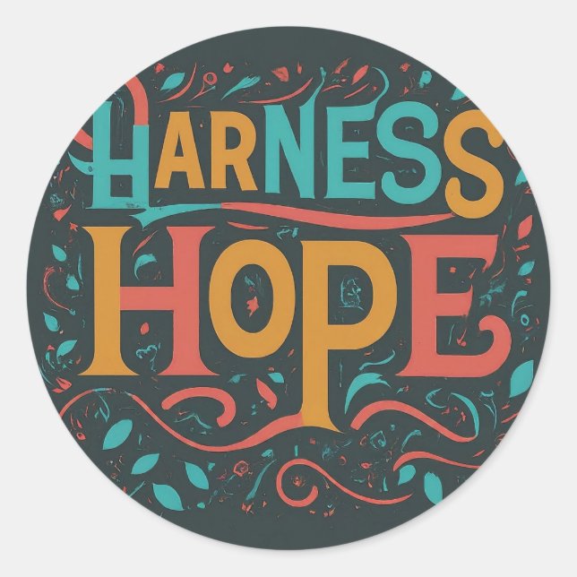 Rond Sticker Harness Hope (Devant)