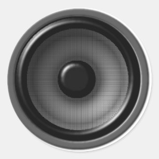 Rond Sticker haut-parleur