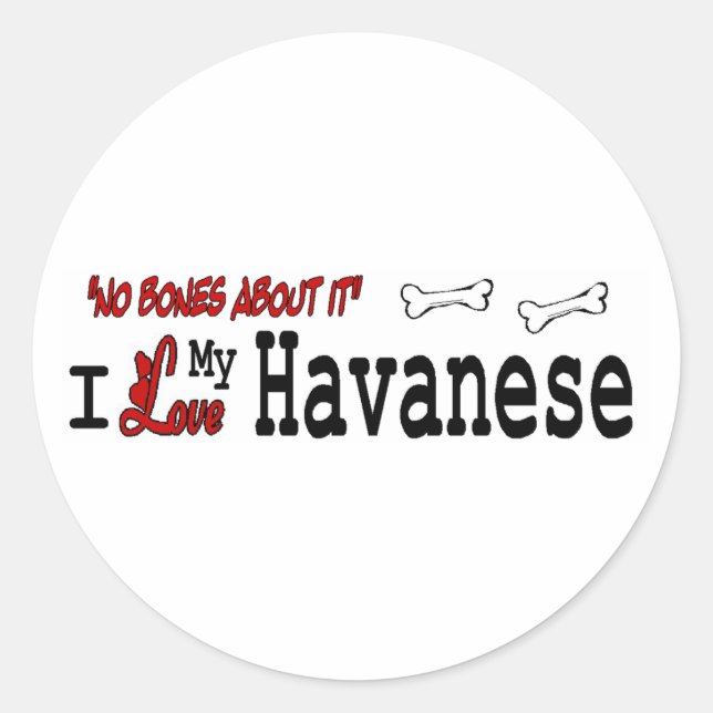 Rond Sticker Havanais (I Love) (Devant)