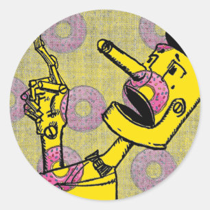 Rond Sticker Homme Tin