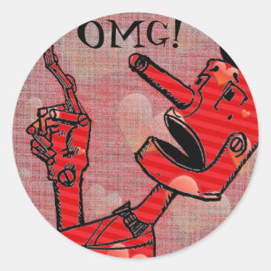 Rond Sticker Homme Tin