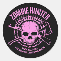 Sticker Hunter Zombie