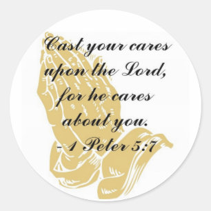 Rond Sticker I Pierre 5:7