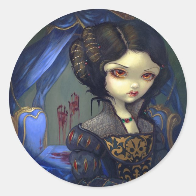 Rond Sticker "I Vampiri : Bellissimo Letto" (Devant)