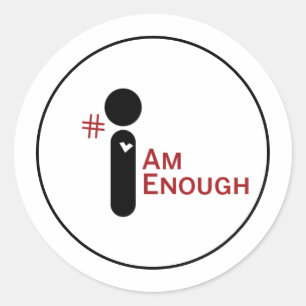 Rond Sticker #IAmEnough