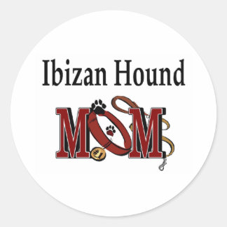 Rond Sticker Ibizan Hound