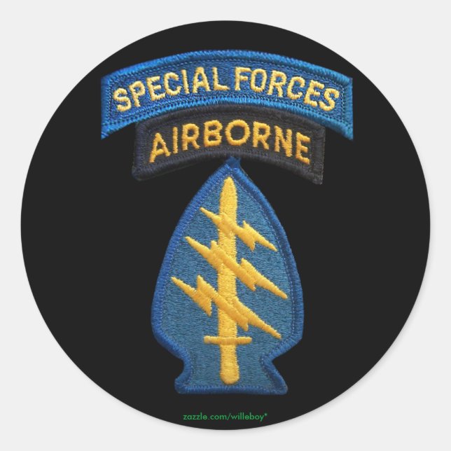 Rond Sticker iraq des forces spéciales Green Berets (Devant)