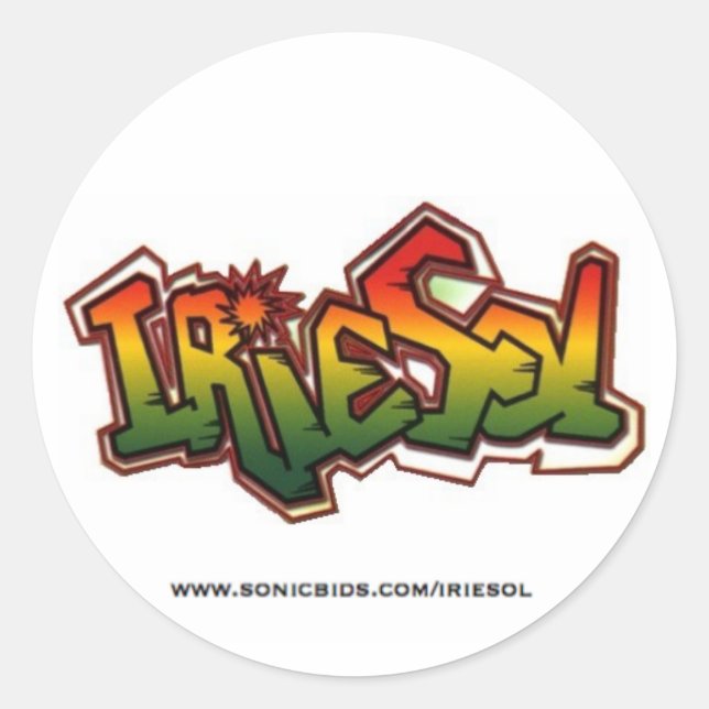 Rond Sticker Irie Sol (Devant)