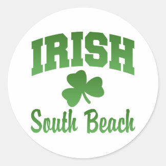 Rond Sticker irlandais de South Beach