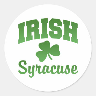 Rond Sticker irlandais Syracuse