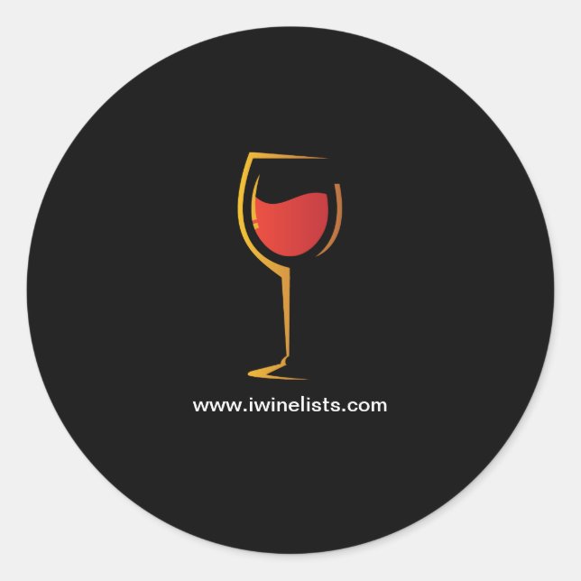 Rond Sticker iWineLists 2 (Devant)