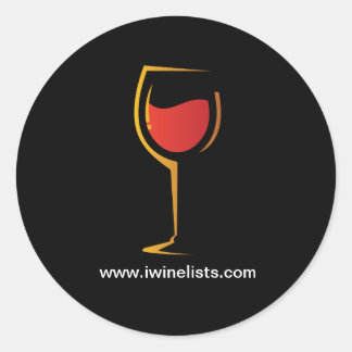 Rond Sticker iWineLists 2