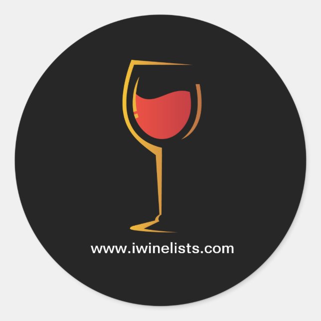 Rond Sticker iWineLists 2 (Devant)