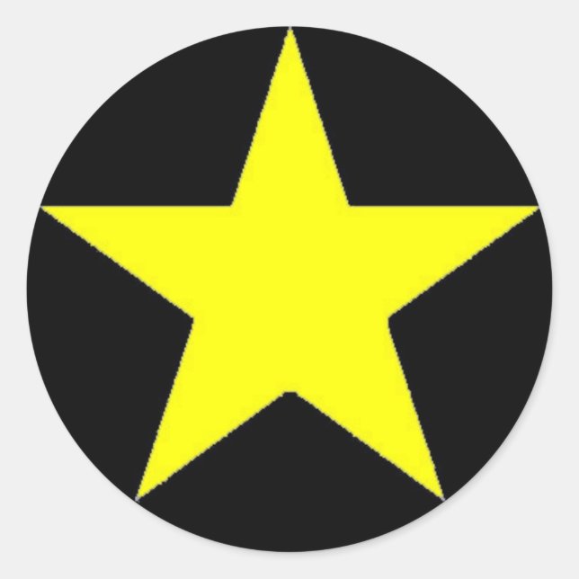 Rond Sticker Jammer Star Jaune (Devant)