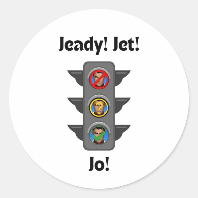 Rond Sticker Jayce Stoplight (Devant)