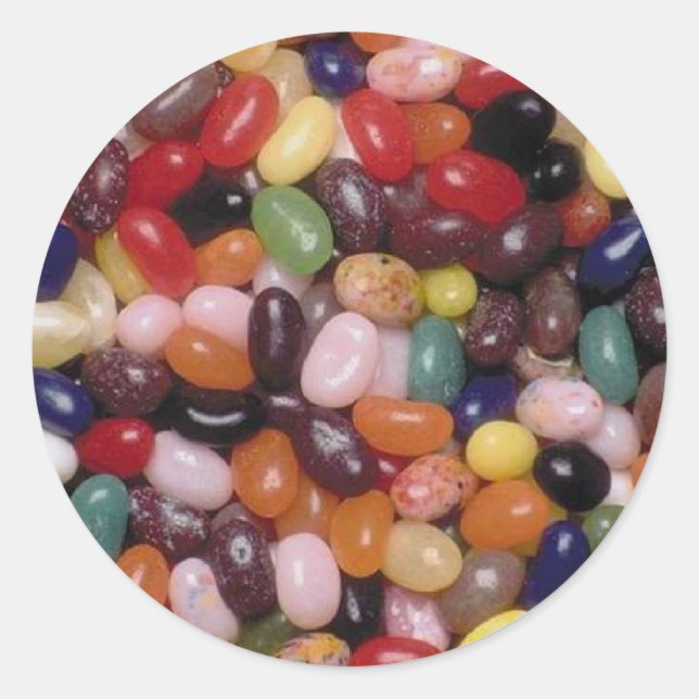 Rond Sticker Jelly Bean (Devant)