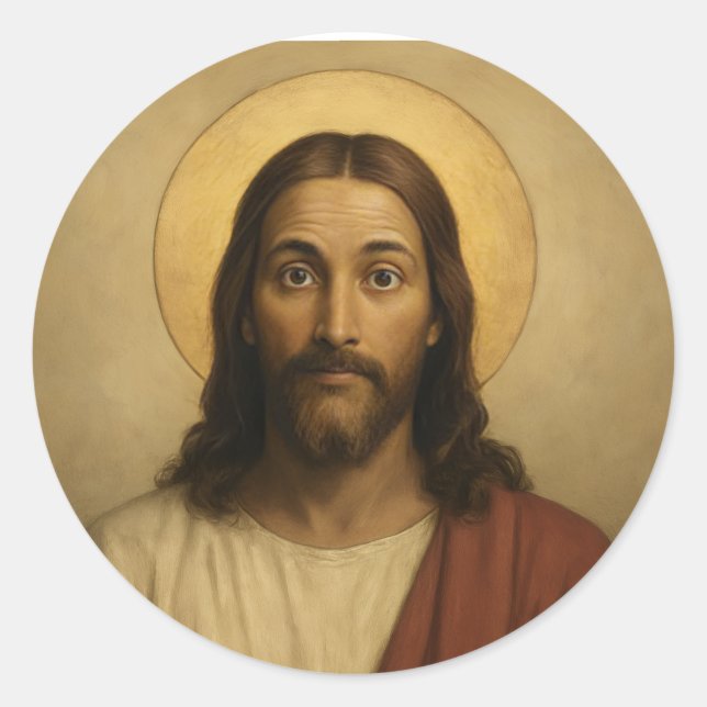 Rond sticker Jésus (Devant)