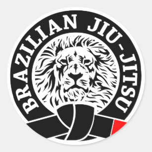 Rond Sticker Jiu-Jitsu Brésilien (Round)