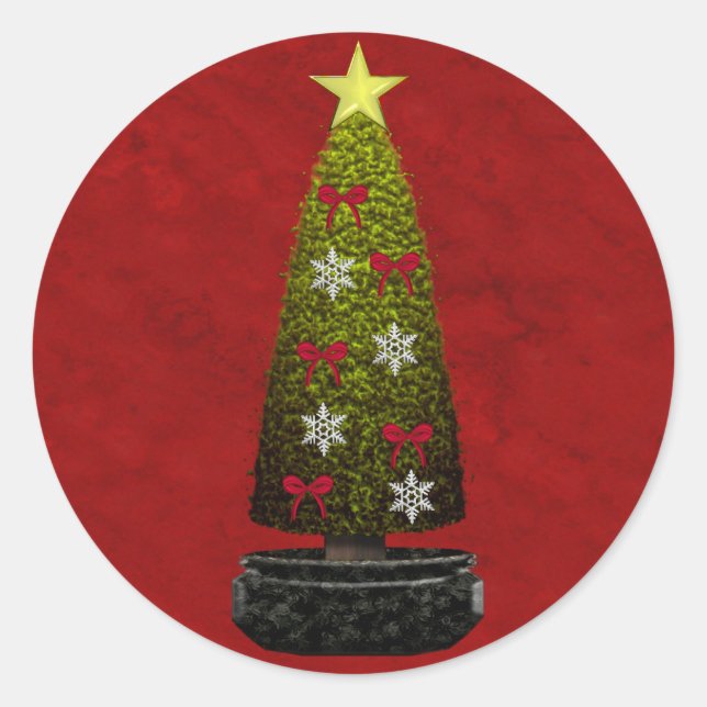 Rond Sticker Joyeux Noël (Devant)