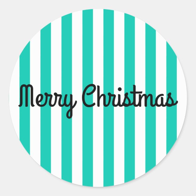 Rond Sticker Joyeux Noël (Devant)