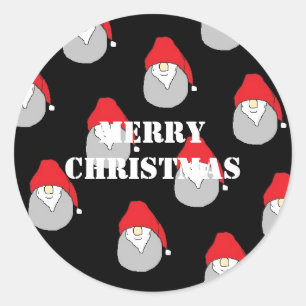 Rond Sticker Joyeux Noël