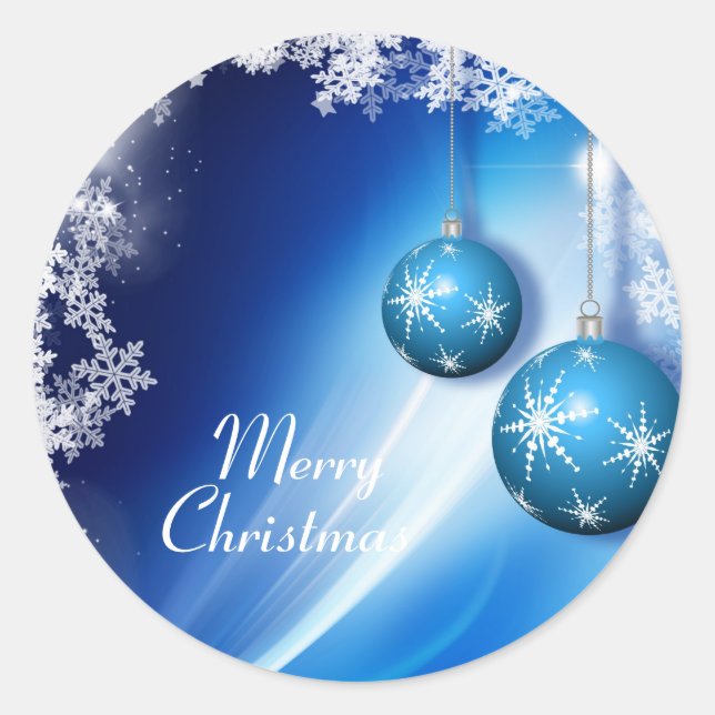 Rond Sticker Joyeux Noël (Devant)