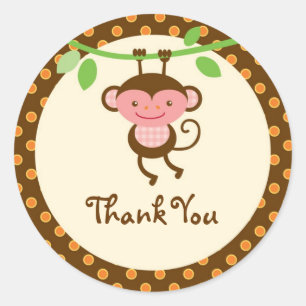 Rond Sticker Jungle Safari Favoriser