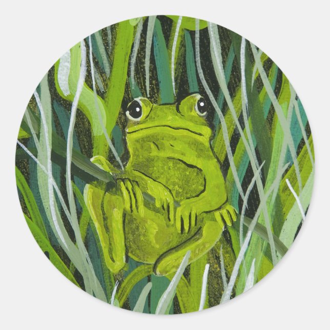 Rond Sticker ~ "Juste accrocher autour" (Devant)