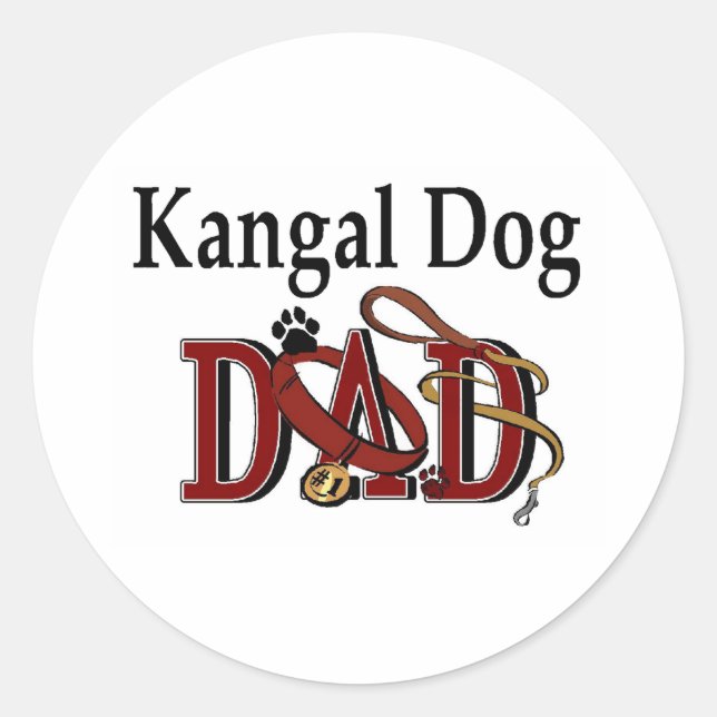 Rond Sticker Kangal Chien Papa (Devant)